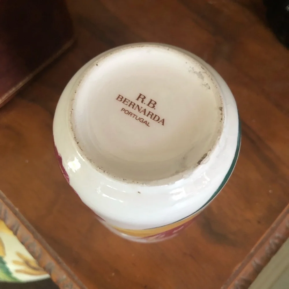 Vintage Ceramic Pencil Cup
